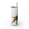Skinny Tumbler with Straw – 20 oz Stainless Steel Cup