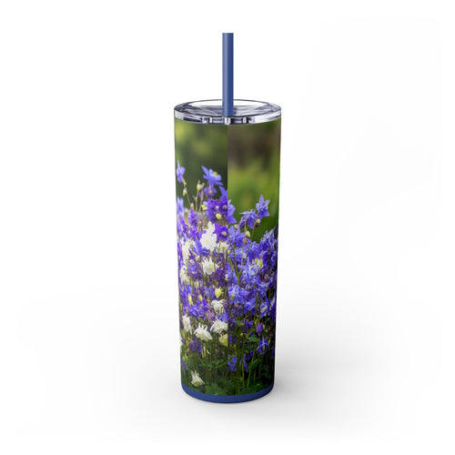 Skinny Tumbler with Straw – 20 oz Stainless Steel Cup