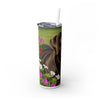 Skinny Tumbler with Straw – 20 oz Stainless Steel Cup