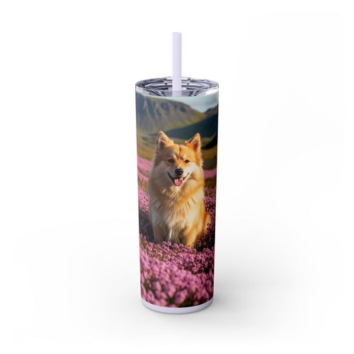 Skinny Tumbler with Straw – 20 oz Stainless Steel Cup