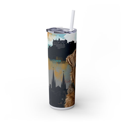 Skinny Tumbler with Straw – 20 oz Stainless Steel Cup