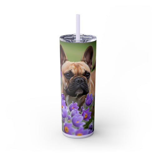 Skinny Tumbler with Straw – 20 oz Stainless Steel Cup