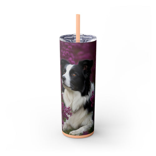 Skinny Tumbler with Straw – 20 oz Stainless Steel Cup