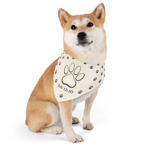 Faith Pet Bandana Collar — Matching Human Shirt Available