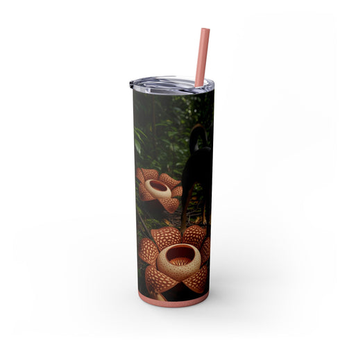 Skinny Tumbler with Straw – 20 oz Stainless Steel Cup