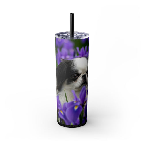 Skinny Tumbler with Straw – 20 oz Stainless Steel Cup