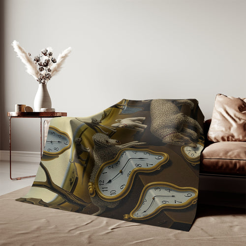 Sweatshirt Blanket – Plush Fleece Throw, 2 Size Options