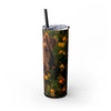 Skinny Tumbler with Straw – 20 oz Stainless Steel Cup