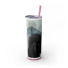 Skinny Tumbler with Straw – 20 oz Stainless Steel Cup