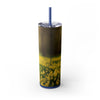 Skinny Tumbler with Straw – 20 oz Stainless Steel Cup