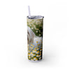Skinny Tumbler with Straw – 20 oz Stainless Steel Cup