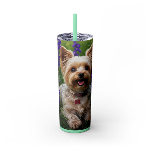 Skinny Tumbler with Straw – 20 oz Stainless Steel Cup