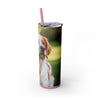 Skinny Tumbler with Straw – 20 oz Stainless Steel Cup