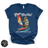 Gone Coastal: Sasquatch Surf Club Tee | Funny Beach Bigfoot Graphic T-Shirt