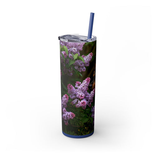 Skinny Tumbler with Straw – 20 oz Stainless Steel Cup