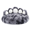 Paw Shape Cozy Plush  Dog Bed