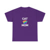 Pride Cat Mom Heavy Duty Unisex Tee Sizes Small - 5XL (11 colors)