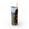 Skinny Tumbler with Straw – 20 oz Stainless Steel Cup