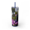 Skinny Tumbler with Straw – 20 oz Stainless Steel Cup