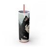 Skinny Tumbler with Straw – 20 oz Stainless Steel Cup