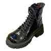 Women's British style thick heel round toe Martin boots