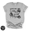 Love Me Like Gomez Loves Morticia Tee | Gothic Romance Graphic T-Shirt