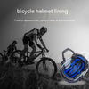 Cycling Bike Helmet Lining Universal Breathable Sponge Liner With Velcro Chin Pad Hot Press Molding