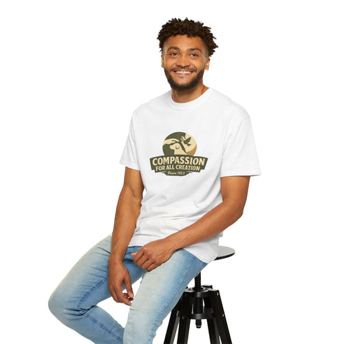 Compassion for All Creation T-Shirt — Psalm 145:9 Christian Graphic Tee,  Matching Pet Apparel Available