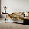 Sweatshirt Blanket – Plush Fleece Throw, 2 Size Options