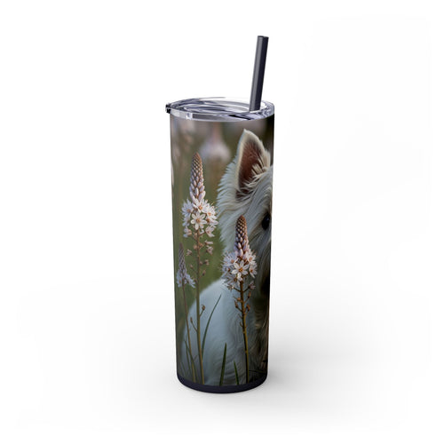Skinny Tumbler with Straw – 20 oz Stainless Steel Cup