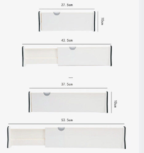 Adjustable cabinet storage box