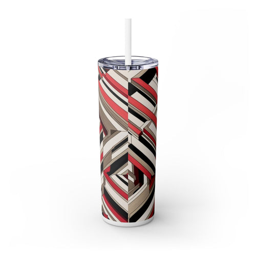 Skinny Tumbler with Straw – 20 oz Stainless Steel Cup