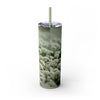 Skinny Tumbler with Straw – 20 oz Stainless Steel Cup