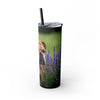 Skinny Tumbler with Straw – 20 oz Stainless Steel Cup