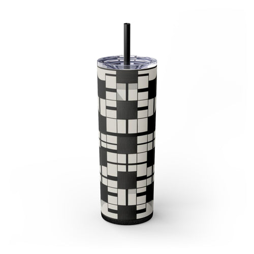 Skinny Tumbler with Straw – 20 oz Stainless Steel Cup