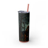 Skinny Tumbler with Straw – 20 oz Stainless Steel Cup