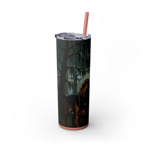 Skinny Tumbler with Straw – 20 oz Stainless Steel Cup