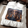 Holiday Nightscape City Lights Blanket