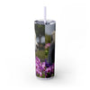 Skinny Tumbler with Straw – 20 oz Stainless Steel Cup