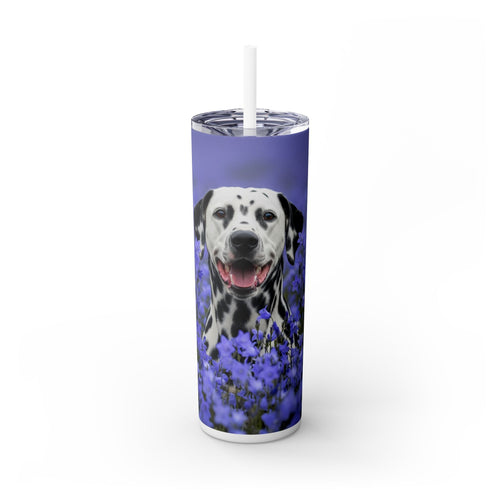 Skinny Tumbler with Straw – 20 oz Stainless Steel Cup