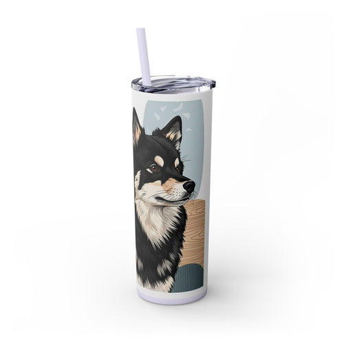 Skinny Tumbler with Straw – 20 oz Stainless Steel Cup