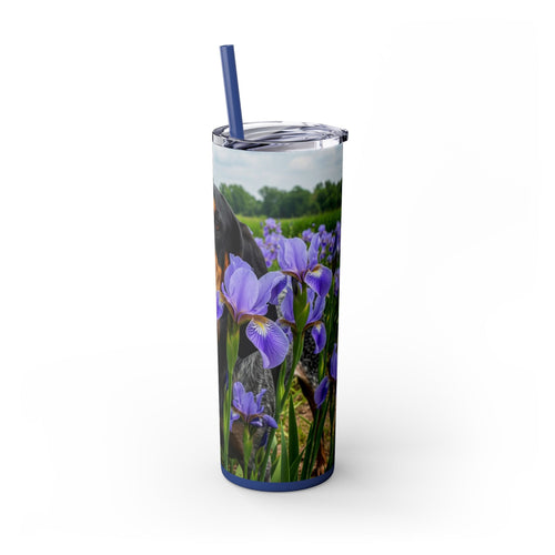 Skinny Tumbler with Straw – 20 oz Stainless Steel Cup