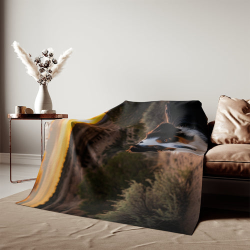English Shepherd Dog Blanket