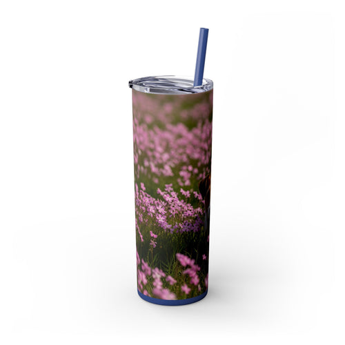 Skinny Tumbler with Straw – 20 oz Stainless Steel Cup