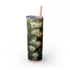 Skinny Tumbler with Straw – 20 oz Stainless Steel Cup