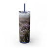 Skinny Tumbler with Straw – 20 oz Stainless Steel Cup