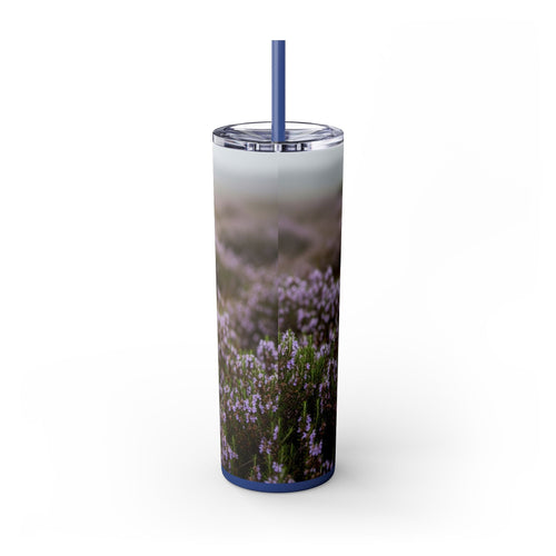 Skinny Tumbler with Straw – 20 oz Stainless Steel Cup