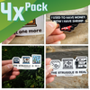 Bestselling Aquarium Decal Stickers (4 Pack)
