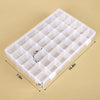Cross-border 36 Grid Plastic Storage Box Craft Beads