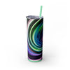 Skinny Tumbler with Straw – 20 oz Stainless Steel Cup